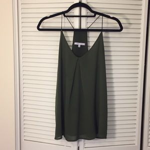 Dark green blouse